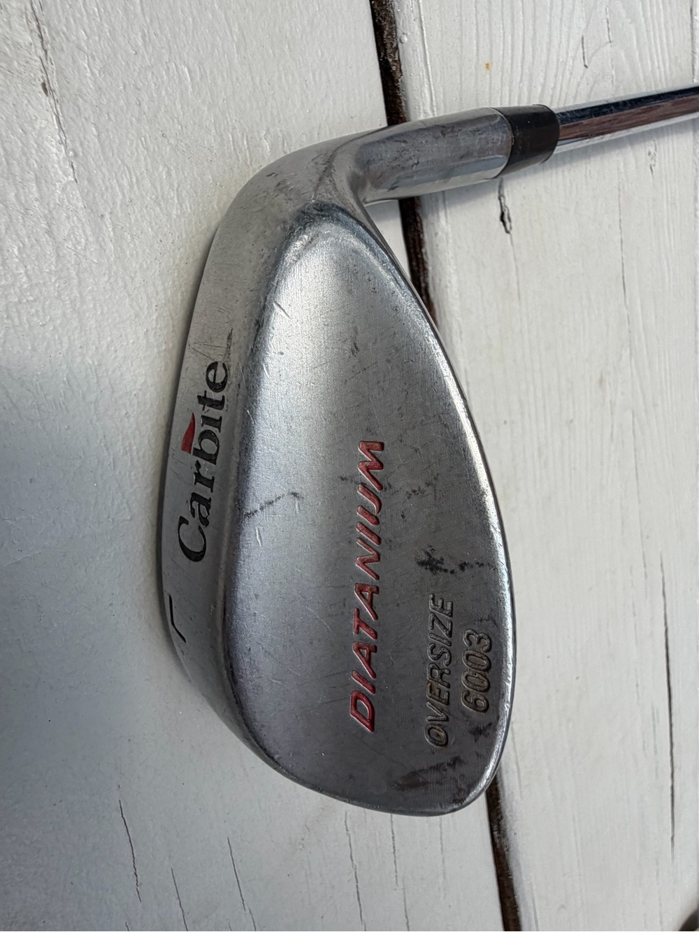 Carbite Diatanium Oversize 60° Lob Wedge RHSteel Shaft Golf Pride V-55 Grip